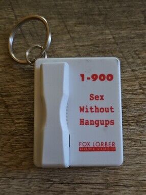 ✨️RARE✨️1994 Movie Promo Flip Open Pen Keychain - 1-900 Sex Without Hangups🔑🖋